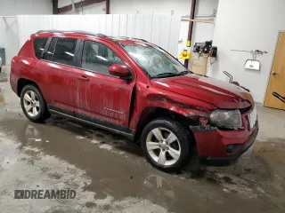 2014 Jeep Compass Latitude with VIN 1C4NJDEB0ED641850, listed as a Copart auction lot 47663165 with 158,730 mi miles and Salvage Title. Bid and sale history available at carsss.com. Image 4.