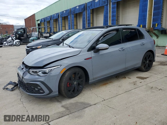 2023 Volkswagen GTI SE с VIN WVW3A7CD1PW214228, выставлен на аукционе Copart как лот 49623924 с пробегом Не указан миль и Списание • Salvage title. История ставок и продаж доступна на DreamBid. Изображение 1.