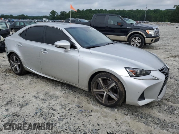 2020 Lexus IS 300 with VIN JTHDA1D24L5102066, listed as a Copart auction lot 60541715 with 80,090 mi miles and Salvage title. Bid and sale history available at DreamBid. Image 4.