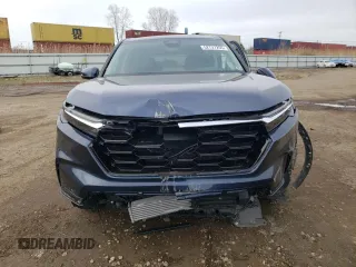 2025 Honda CR-V EX-L with VIN 7FARS4H76SE018005, listed as a Copart auction lot 52737255 with 147 mi miles and Salvage Title. Bid and sale history available at carsss.com. Image 5.