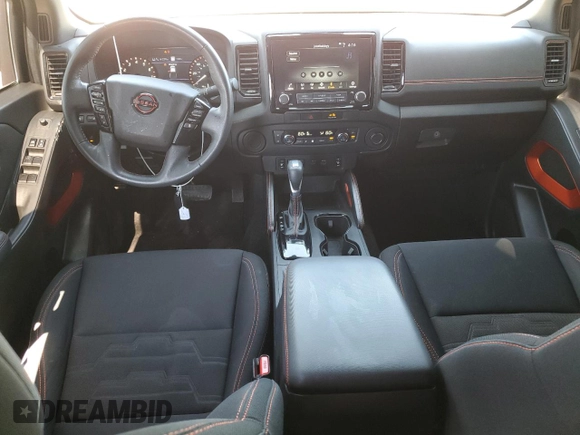 2022 Nissan Frontier Pro-X with VIN 1N6ED1EJ3NN606031, listed as a Copart auction lot 63337253 with 31,947 mi miles and Salvage title. Bid and sale history available at DreamBid. Image 8.