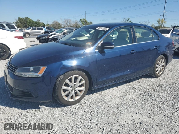 2013 Volkswagen Jetta Sedan SE with VIN 3VWDP7AJ4DM448271, listed as a Copart auction lot 49042095 with 103,210 mi miles and Salvage Title. Bid and sale history available at carsss.com. Image 1.