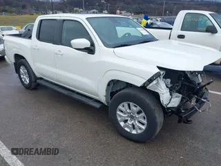 2022 Nissan Frontier S with VIN 1N6ED1EK0NN602334, listed as a IAAI auction lot 41190840 with 37,540 mi miles. Bid and sale history available at carsss.com. Image 1.