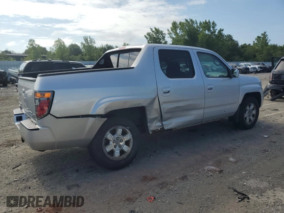 2008 Honda Ridgeline RTL with VIN 2HJYK165X8H515130, listed as a Copart auction lot 63074015 with 160,304 mi miles and Clean title. Bid and sale history available at DreamBid. Image 3.