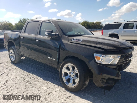 2022 Ram 1500 Lone Star with VIN 1C6RREFM0NN389664, listed as a Copart auction lot 73679774 with 26,314 mi miles and Salvage title. Bid and sale history available at DreamBid. Image 4.