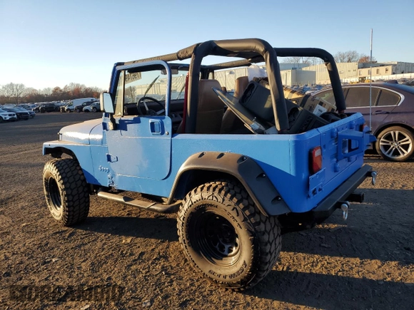 1994 Jeep Wrangler S with VIN 1J4FY19P4RP440889, listed as a Copart auction lot 79674954 with 53,895 mi miles and Non Repairable. Bid and sale history available at carsss.com. Image 2.