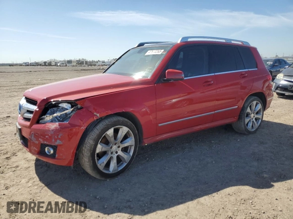 2011 Mercedes-Benz GLK 350 with VIN WDCGG5GB8BF548708, listed as a Copart auction lot 47630365 with 165,282 mi miles and Salvage Title. Bid and sale history available at DreamBid. Image 1.