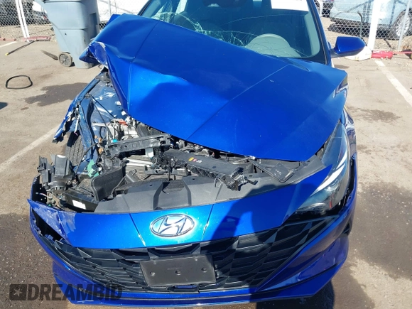 2023 Hyundai Elantra SEL with VIN 5NPLM4AG7PH092158, listed as a IAAI auction lot 42528724 with 29,094 mi miles and . Bid and sale history available at DreamBid. Image 6.
