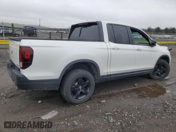 2023 Honda Ridgeline Black Edition with VIN 5FPYK3F85PB048074, listed as a Copart auction lot 55404055 with Not provided miles and Salvage title. Bid and sale history available at DreamBid. Image 3.