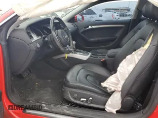 2016 Audi A5 Premium with VIN WAUD2AFR3GA020316, listed as a Copart auction lot 84083214 with 64,038 mi miles and Salvage title. Bid and sale history available at DreamBid. Image 7.
