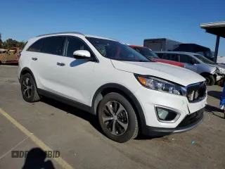 2016 Kia Sorento EX with VIN 5XYPH4A10GG055557, listed as a Copart auction lot 88999925 with 93,584 mi miles and Salvage Title. Bid and sale history available at DreamBid. Image 4.