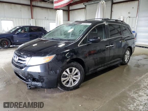 2016 Honda Odyssey EX-L with VIN 5FNRL5H66GB025002, listed as a Copart auction lot 52234075 with 139,604 mi miles and Salvage Title. Bid and sale history available at DreamBid. Image 1.