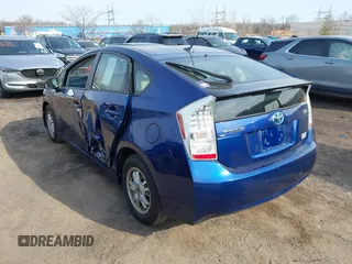2011 Toyota Prius I with VIN JTDKN3DU1B1449984, listed as a IAAI auction lot 41741870 with 166,367 mi miles and . Bid and sale history available at DreamBid. Image 3.