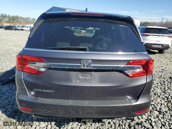 2018 Honda Odyssey EX-L with VIN 5FNRL6H7XJB078811, listed as a Copart auction lot 48497455 with 129,953 mi miles and Salvage Title. Bid and sale history available at carsss.com. Image 6.