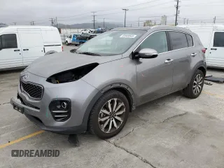 2017 Kia Sportage EX with VIN KNDPN3AC1H7160580, listed as a Copart auction lot 55949545 with 98,870 mi miles and Salvage title. Bid and sale history available at DreamBid. Image 1.