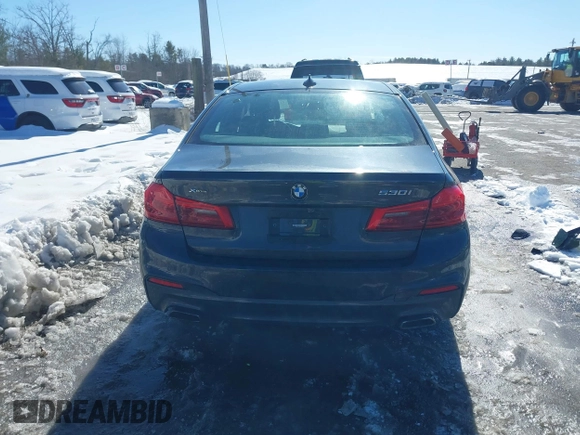 2019 BMW 5 Series 530i xDrive with VIN WBAJA7C50KWW05263, listed as a IAAI auction lot 41571583 with 71,185 mi miles and . Bid and sale history available at DreamBid. Image 16.