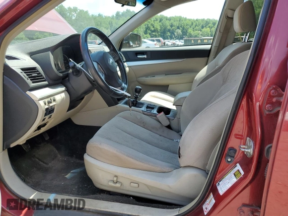 2013 Subaru Outback 2.5i Premium with VIN 4S4BRBCC0D1295614, listed as a Copart auction lot 61412674 with 93,040 mi miles and Salvage Title. Bid and sale history available at carsss.com. Image 7.