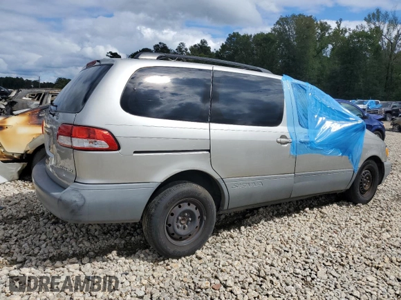 2003 Toyota Sienna CE with VIN 4T3ZF19C03U555684, listed as a Copart auction lot 60323904 with 204,368 mi miles and Salvage Title. Bid and sale history available at carsss.com. Image 3.
