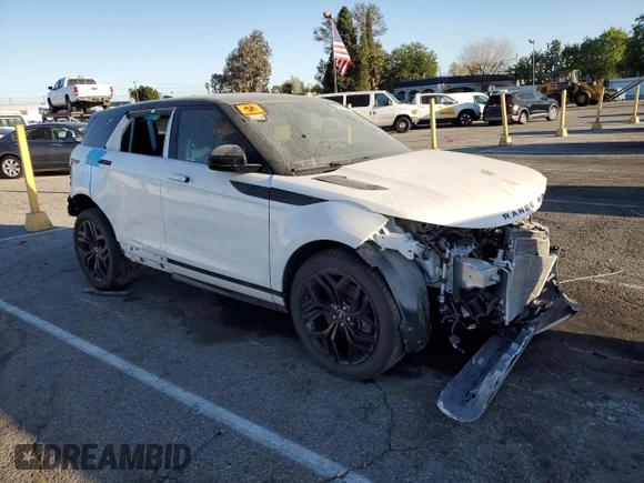 2023 Land Rover Range Rover Evoque Dynamic SE with VIN SALZL2FX2PH222607, listed as a Copart auction lot 47630765 with 15,882 mi miles and Salvage Title. Bid and sale history available at carsss.com. Image 4.