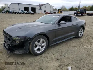 2019 Ford Mustang EcoBoost with VIN 1FA6P8TH7K5200651, listed as a Copart auction lot 52955355 with 60,994 mi miles and Salvage Title. Bid and sale history available at carsss.com. Image 1.