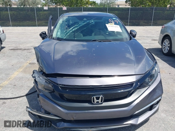 2021 Honda Civic Sedan EX with VIN 19XFC1F34ME001481, listed as a IAAI auction lot 41943440 with 35,851 mi miles. Bid and sale history available at carsss.com. Image 12.