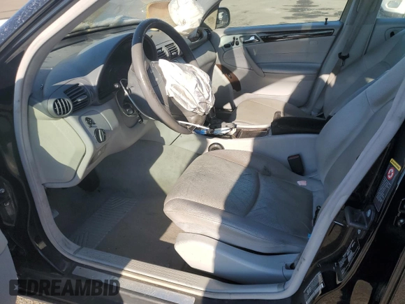 2004 Mercedes-Benz C 320 with VIN WDBRF64JX4F457945, listed as a Copart auction lot 88925605 with Not Provided miles and Salvage Title. Bid and sale history available at DreamBid. Image 7.