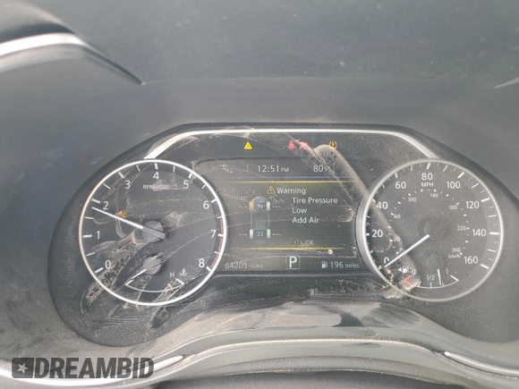 2017 Nissan Maxima Platinum with VIN 1N4AA6AP2HC457604, listed as a Copart auction lot 50564985 with 64,205 mi miles and Salvage Title. Bid and sale history available at DreamBid. Image 9.