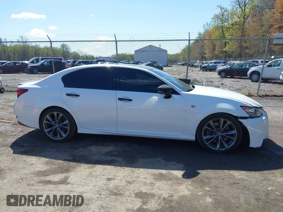 2014 Lexus GS 350 with VIN JTHBE1BL5E5038808, listed as a IAAI auction lot 41986207 with 181,659 mi miles. Bid and sale history available at carsss.com. Image 13.