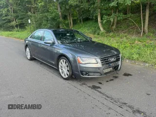 2014 Audi A8 3.0T z VIN WAURGAFD8EN013220, wystawiony jako Copart lot #67083565 z przebiegiem 135 236 mil mil oraz Czysty tytuł • Clean title. Historia ofert i sprzedaży dostępna na DreamBid. Obrazek 1.