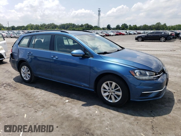 2019 Volkswagen Golf SportWagen S with VIN 3VWY57AU0KM510988, listed as a Copart auction lot 62710814 with 94,915 mi miles and Salvage Title. Bid and sale history available at carsss.com. Image 4.