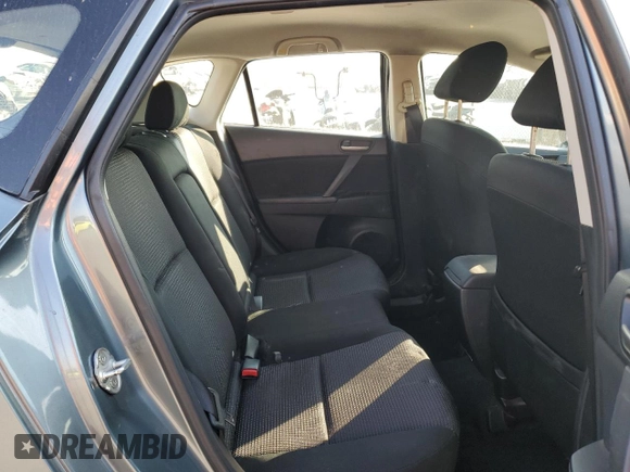 2013 Mazda 3 i Touring with VIN JM1BL1L84D1705732, listed as a Copart auction lot 80083554 with Not provided miles and Salvage title. Bid and sale history available at DreamBid. Image 10.