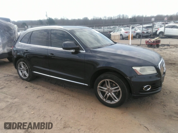 2013 Audi Q5 Premium Plus with VIN WA1LFAFP7DA021556, listed as a IAAI auction lot 41694445 with 271,631 mi miles. Bid and sale history available at carsss.com. Image 1.