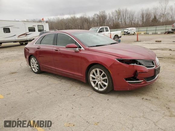 2015 Lincoln MKZ with VIN 3LN6L2JK4FR617273, listed as a Copart auction lot 49673915 with 134,224 mi miles and Salvage title. Bid and sale history available at DreamBid. Image 4.