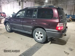 2004 Toyota Land Cruiser with VIN JTEHT05J742063193, listed as a Copart auction lot 41872585 with 187,101 mi miles and Clean Title. Bid and sale history available at carsss.com. Image 2.