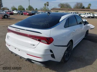 2022 Kia K5 GT-Line with VIN 5XXG64J21NG092164, listed as a IAAI auction lot 41765812 with 70,657 mi miles. Bid and sale history available at carsss.com. Image 4.