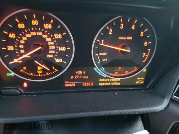 2017 BMW X1 xDrive28i with VIN WBXHT3C37H5F79624, listed as a Copart auction lot 71048542 with 48,425 mi miles. Bid and sale history available at carsss.com. Image 9.