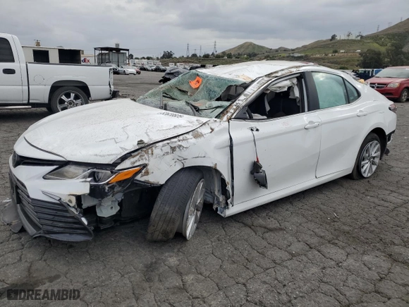 2024 Toyota Camry LE with VIN 4T1C11AKXRU899984, listed as a Copart auction lot 53620825 with 35,548 mi miles and Non Repairable. Bid and sale history available at carsss.com. Image 1.
