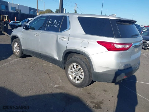 2020 Chevrolet Traverse LS with VIN 1GNERFKW3LJ233389, listed as a IAAI auction lot 41516881 with 72,317 mi miles. Bid and sale history available at carsss.com. Image 3.