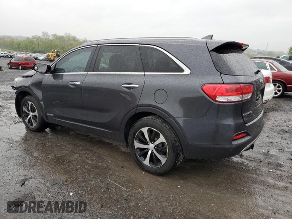 2017 Kia Sorento EX with VIN 5XYPHDA53HG233305, listed as a Copart auction lot 50397343 with 80,009 mi miles and Salvage title. Bid and sale history available at DreamBid. Image 2.