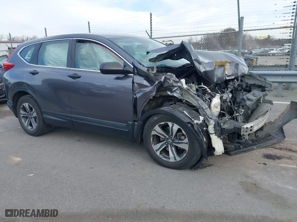 2018 Honda CR-V LX with VIN 2HKRW5H34JH427073, listed as a IAAI auction lot 41692922 with 119,895 mi miles. Bid and sale history available at carsss.com. Image 1.