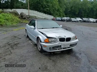 2001 BMW 3 Series 330Ci with VIN WBABS53411EV86207, listed as a Copart auction lot 67568394 with 95,113 mi miles and Salvage Title. Bid and sale history available at carsss.com. Image 11.