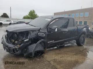 2017 Nissan Titan Platinum Reserve с VIN 1N6AA1E56HN572505, выставлен на аукционе Copart как лот 56032475 с пробегом 95 513 миль миль и Списание • Salvage title. История ставок и продаж доступна на DreamBid. Изображение 1.