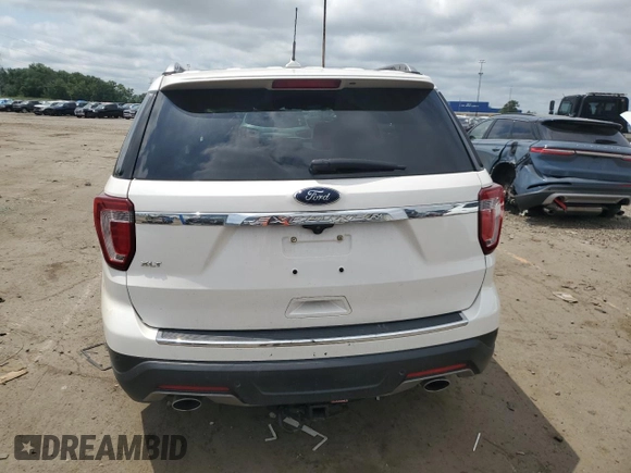 2018 Ford Explorer XLT with VIN 1FM5K7D84JGC68109, listed as a Copart auction lot 65262375 with 66,842 mi miles and Clean title. Bid and sale history available at DreamBid. Image 6.