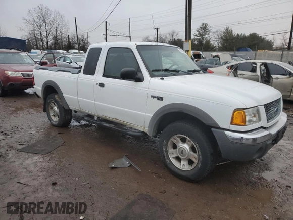 2001 Ford Ranger XL Fleet with VIN 1FTZR15E41TA20422, listed as a Copart auction lot 43518885 with 232,612 mi miles and Clean Title. Bid and sale history available at DreamBid. Image 4.