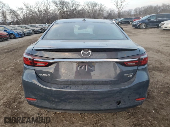 2021 Mazda 6 Carbon Edition with VIN JM1GL1WY6M1608632, listed as a Copart auction lot 88045655 with 48,749 mi miles and Salvage Title. Bid and sale history available at DreamBid. Image 6.