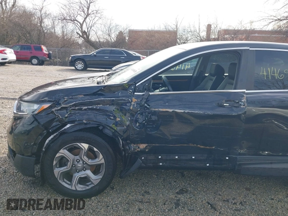 2018 Honda CR-V EX-L with VIN 7FARW2H81JE056337, listed as a IAAI auction lot 41469630 with 89,375 mi miles. Bid and sale history available at carsss.com. Image 17.