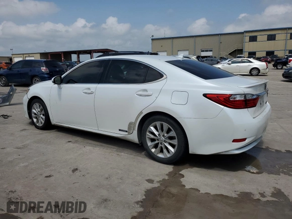2013 Lexus ES 300h with VIN JTHBW1GG9D2029389, listed as a Copart auction lot 54676145 with Not Provided miles and Salvage Title. Bid and sale history available at DreamBid. Image 2.