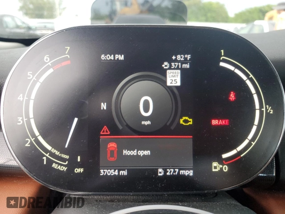 2021 MINI Hardtop 4 Door Cooper S z VIN WMWXU9C06M2N79893, wystawiony jako Copart lot #60160654 z przebiegiem 37 054 mil mil oraz Nie do naprawy • Non repairable. Historia ofert i sprzedaży dostępna na DreamBid. Obrazek 9.