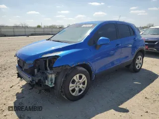 2016 Chevrolet Trax LS z VIN KL7CJKSB0GB759408, wystawiony jako Copart lot #52988135 z przebiegiem 126 968 mil mil oraz Szkoda całkowita • Salvage title. Historia ofert i sprzedaży dostępna na DreamBid. Obrazek 1.