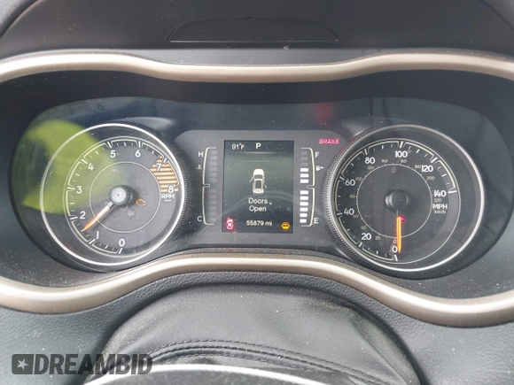 2016 Jeep Cherokee Latitude with VIN 1C4PJLCS1GW257539, listed as a IAAI auction lot 42445331 with 55,879 mi miles and . Bid and sale history available at DreamBid. Image 15.